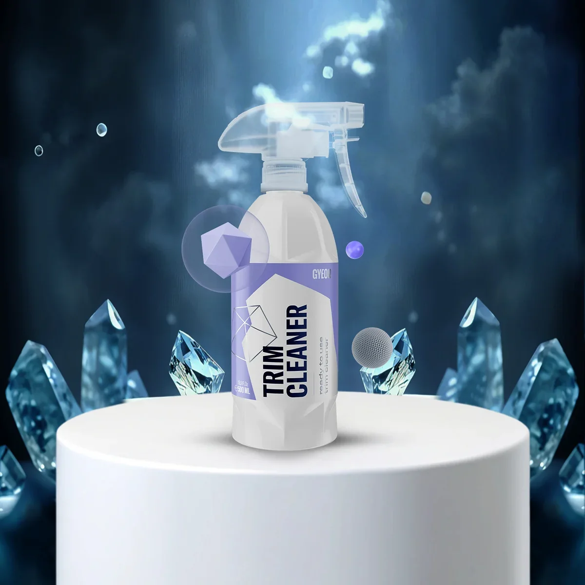 Gyeon Q2M Trim Cleaner 500ml on a black background